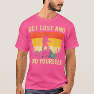 Camiseta Caminhar Perde-Se E Encontrar-Se Natureza Fora De 