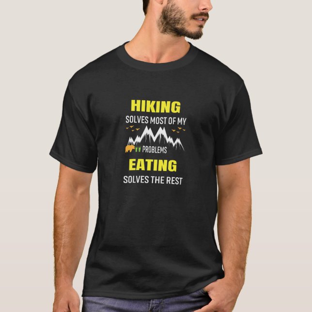 Camiseta Caminhar Resolve A Maioria Dos Meus Problemas Come (Frente)