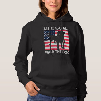 Camiseta Caminhar Um Cachorro Acessórios Usa Sinalizador O