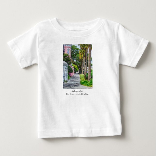 Camiseta Caminhe ao longo da linha do arco-íris (Frente)