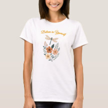 Caminhe com Fé em Si Mesma Blusa Feminina Floral