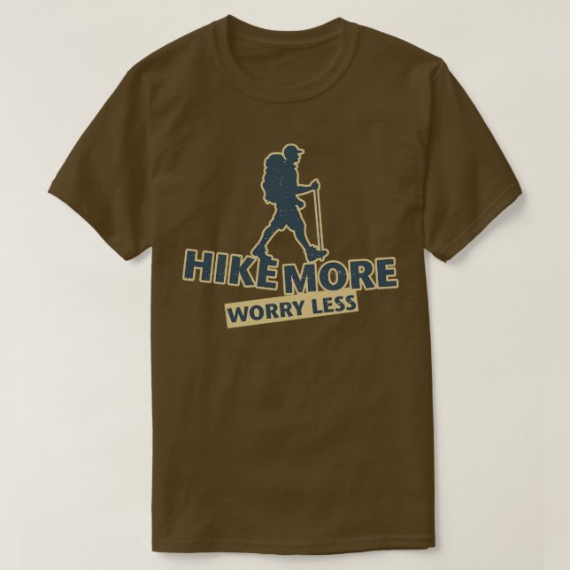 Camiseta Caminhe Mais Preocupada Menos 1 (Frente do Design)