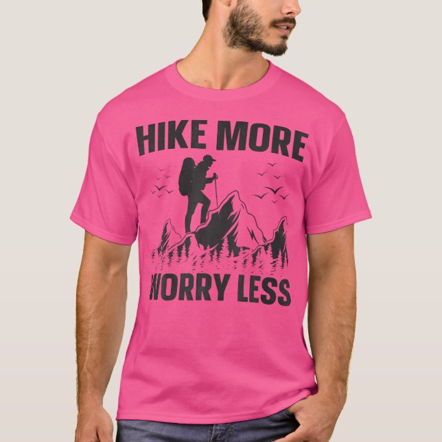 Camiseta Caminhe Mais Preocupada Menos - Adventure Mountain (Frente)