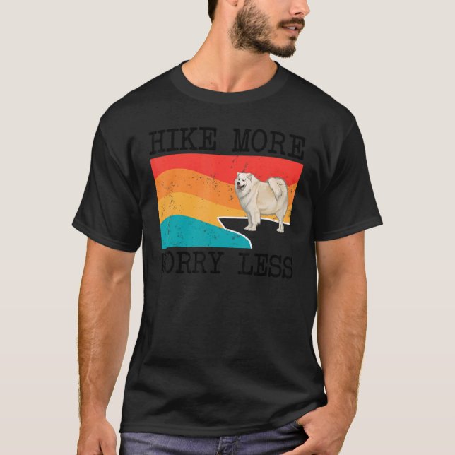 Camiseta Caminhe Mais Preocupada Menos Atirado Gráfico (Frente)