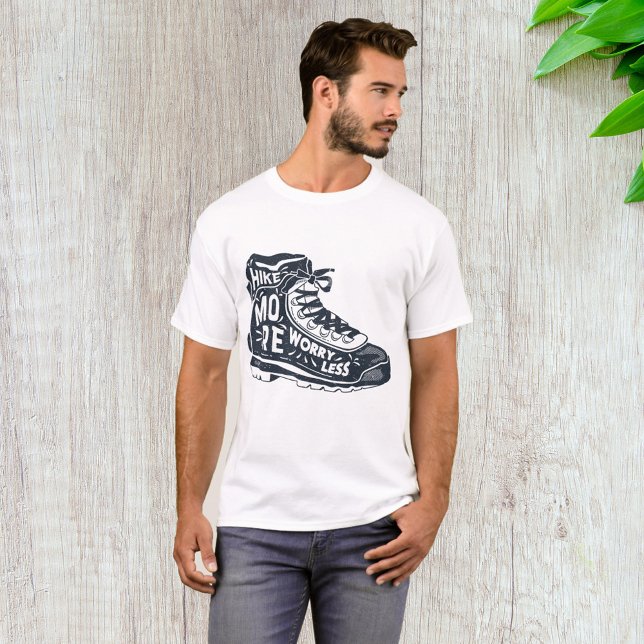 Camiseta Caminhe Mais, Preocupe Menos (Criador carregado)