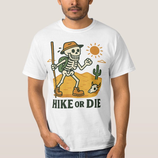 CAMISETA CAMINHE OU MORRA (Frente)