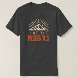 Camiseta Caminhe pela Presidential Range New Hampshire Sunb