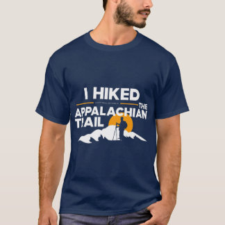 Camiseta Caminhei uma pequena parte da trilha Appalachian