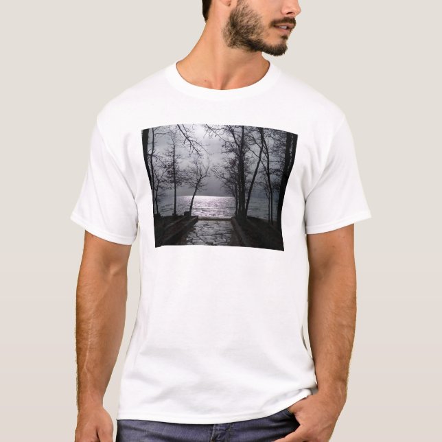 Camiseta Caminho até o lago Tahoe (Frente)