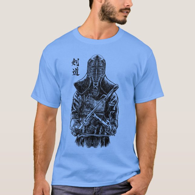 Camiseta Caminho da Espada: Mastering Kendo's Grace (Frente)