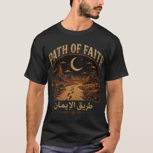 Camiseta Caminho da Fé - Arte de Viagem pelo Deserto Islâmi