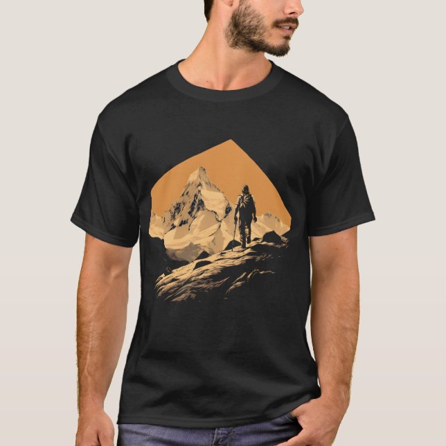 Camiseta Caminho de Aventura de Montanha (Frente)