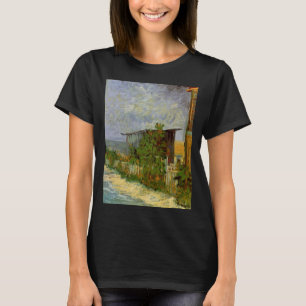 Camiseta Caminho de Montmartre e Girassóis por Vincent van 