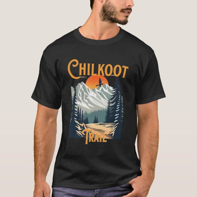 Camiseta Caminho de Trilha de Chilkoot (Frente)