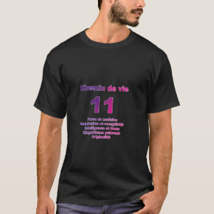 Camiseta Caminho de vida 11 com palavras-chave