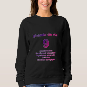 Camiseta Caminho de Vida 9 com Palavras-chave Longa Folga