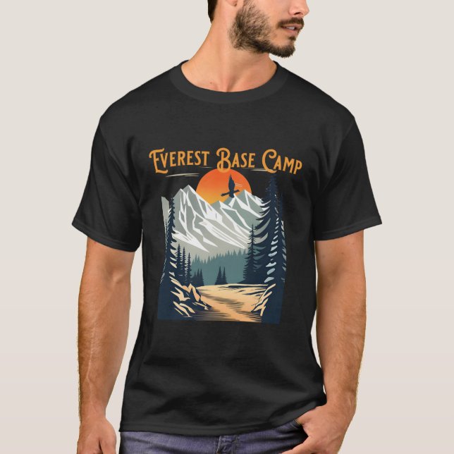Camiseta Caminho do Campo Base Everest (Frente)