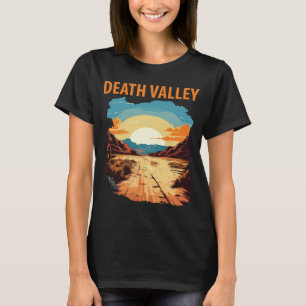 Camiseta Caminho do Deserto do Vale da Morte Laranja Viagem