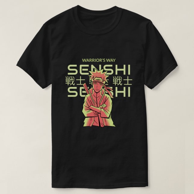 Camiseta caminho do guerreiro senshi (Frente do Design)