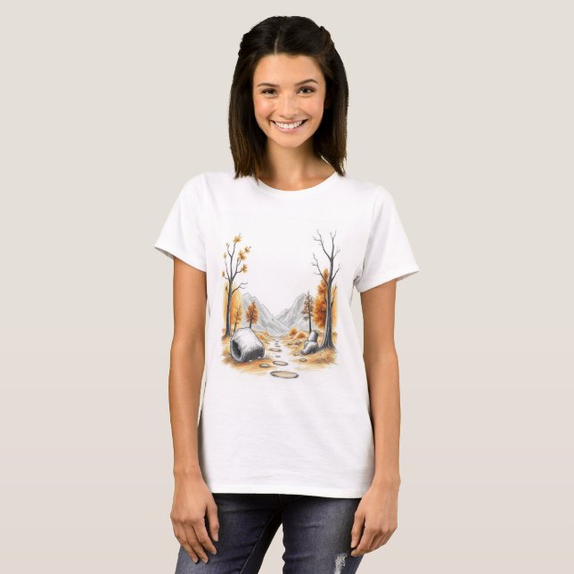 Camiseta Caminho do ouro (Frente Completa)
