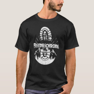Camiseta Caminho Em Friedrichroda Alemanha Férias Hiker 1