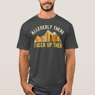 Camiseta Caminho, Montanha Hiker Subindo, Citação De Beer L