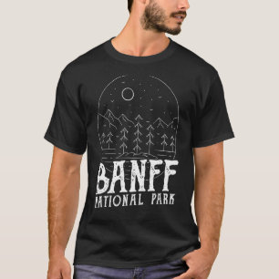 Camiseta Caminho na Montanha Banff Pa Nacional do Canadá