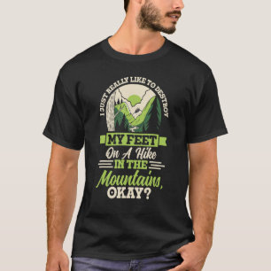 Camiseta Caminho Nas Montanhas Caminhando Pela Campanha Nat