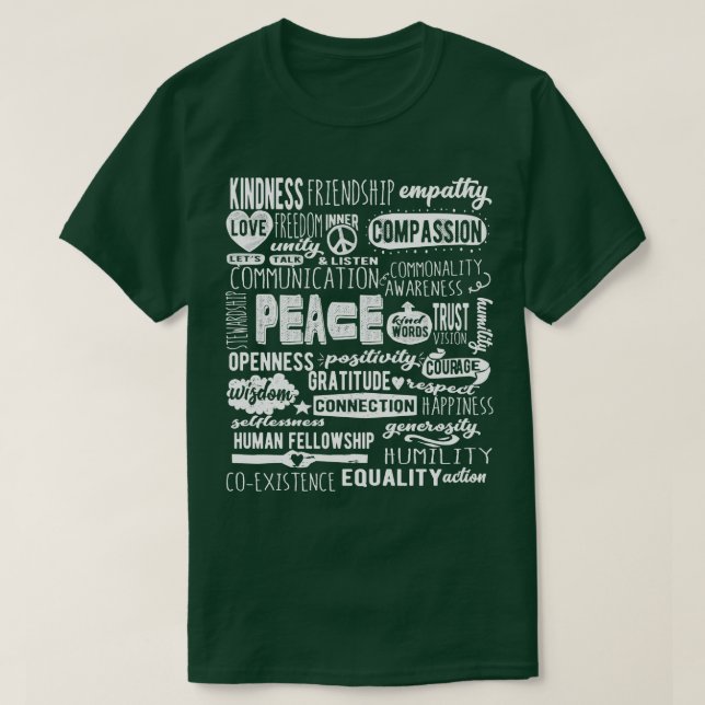Camiseta Caminho para a paz (Frente do Design)