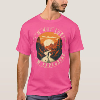 Camiseta Caminho Para Homens Natureza Extraordinária Engraç