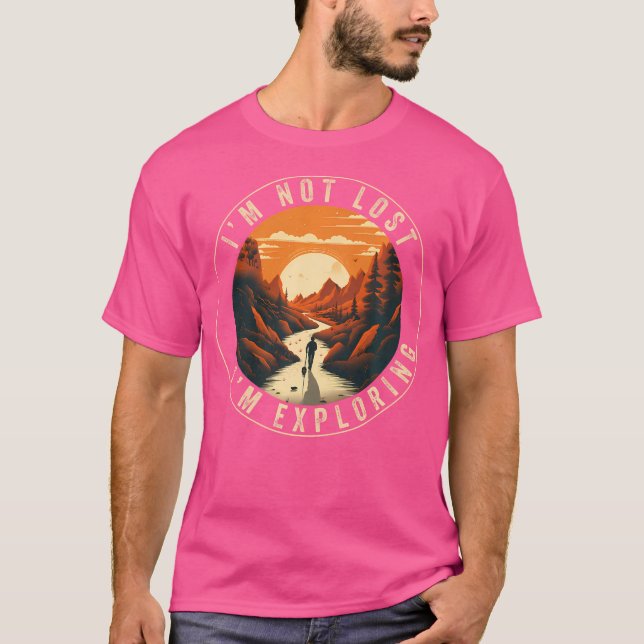 Camiseta Caminho Para Homens Natureza Extraordinária Engraç (Frente)