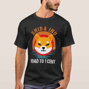 Camiseta Caminho Para Um Centavo, Shiba Inu Shib Moin Men C
