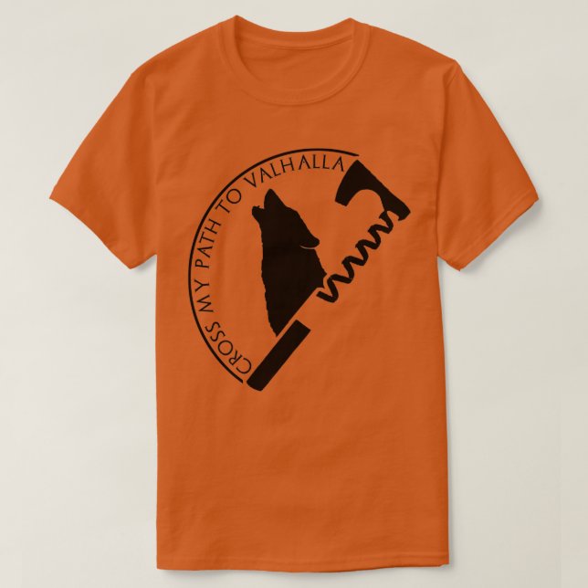 Camiseta Caminho para Valhalla Classic TShirt (Frente do Design)