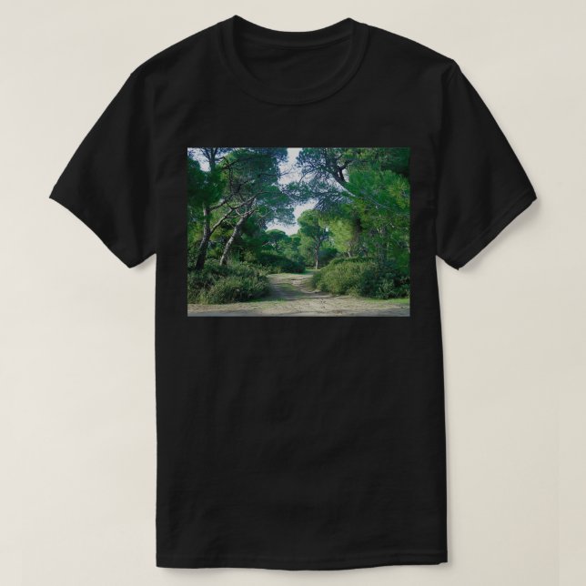 Camiseta Caminho pela floresta (Frente do Design)