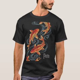 Camiseta Caminho – Símbolo Atemporal de Koi de Crescimento,