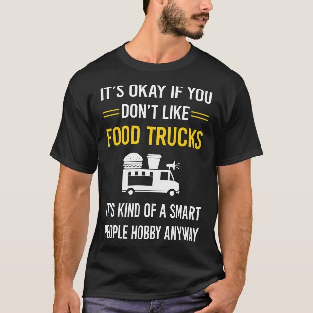 Camiseta Caminhões-Caminhão de Comida do Smart Pessoas (Frente)