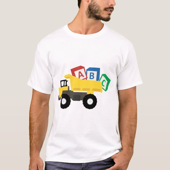 Camiseta Caminhões de Construção ABC (Frente)