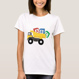 Camiseta Caminhões de Construção de Caminhões ABC