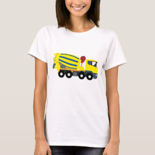 Camiseta Caminhões De Construção De Caminhões De Cimento Co