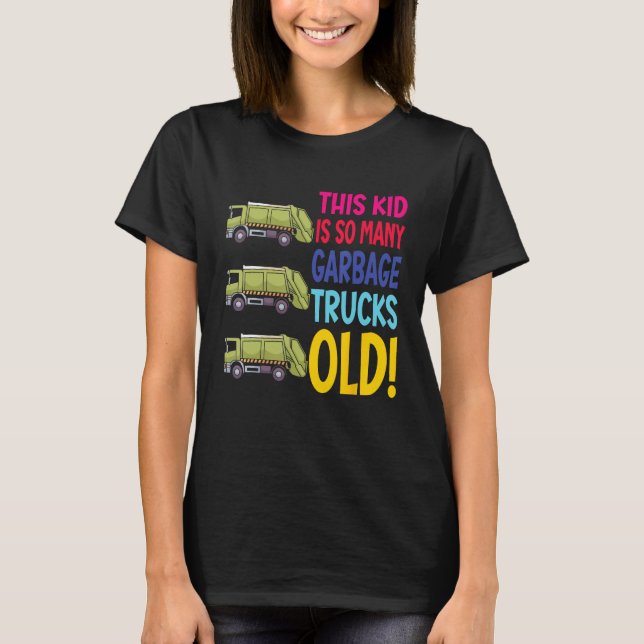 Camiseta Caminhões de lixo 1 (Frente)