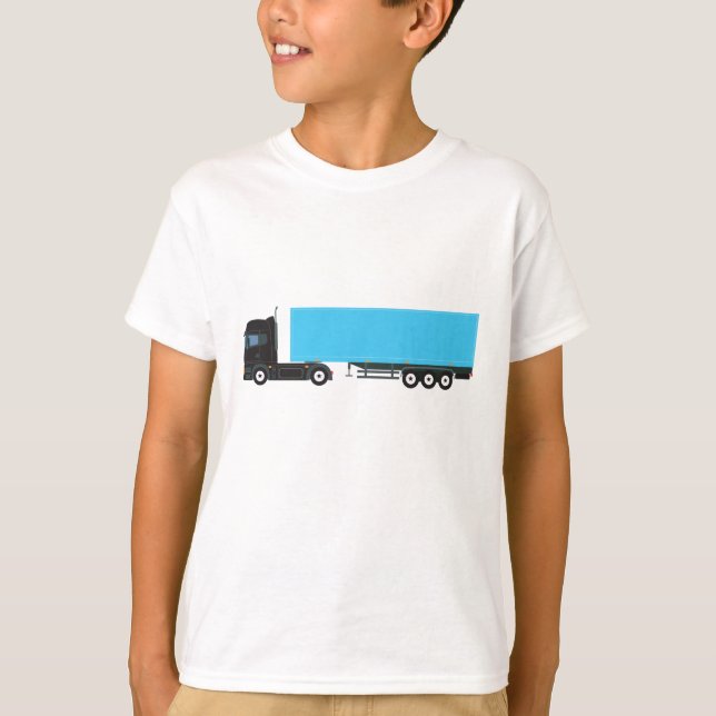 Camiseta Caminhões De Transporte De Caminhões Semirreboques (Frente)