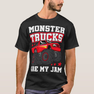 Camiseta Caminhões Monstros legal São Minhas Crianças Idiot