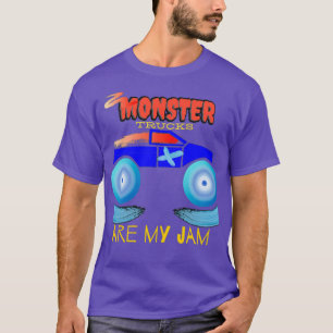 Camiseta caminhões monstros são meu monstro Monster Trucks 