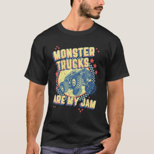 Camiseta Caminhões Monstros São O Meu Sinalizador Controlad