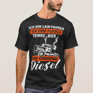 Camiseta caminhões motoristas motoristas motoristas de cam