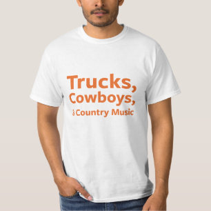 Camiseta Caminhões, vaqueiros e música country