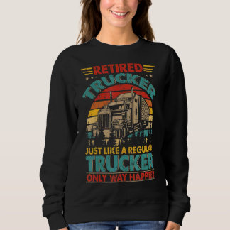 Camiseta Caminhoneiro Aposentado Tal Como Um Caminhoneiro R