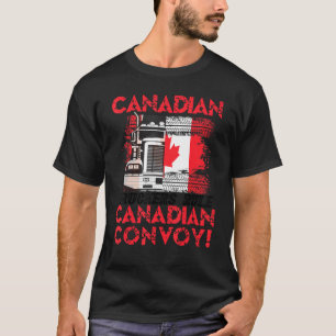 Camiseta Caminhoneiro canadense - Comboio da Liberdade - Im