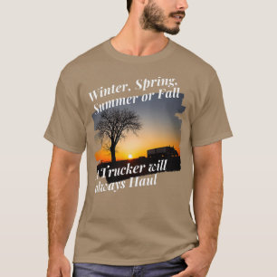 Camiseta Caminhoneiro de inverno Primavera de Verão ou outo
