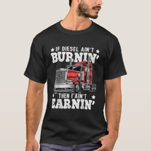 Camiseta Caminhoneiro Diesel Funny Big Rig SemiTrailer Cami